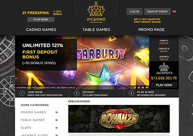 21 Casino gameplay screenshot 1 small