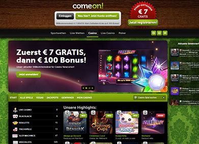 ComeOn Casino gameplay screenshot 3 small