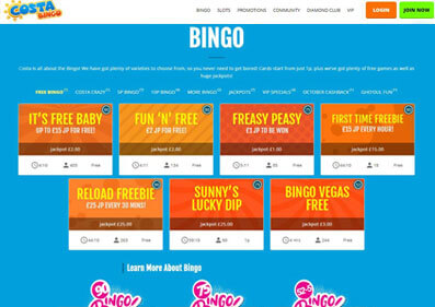 Costa Bingo Casino gameplay screenshot 3 small