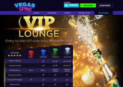 Vegas Spins Casino gameplay screenshot 2 small