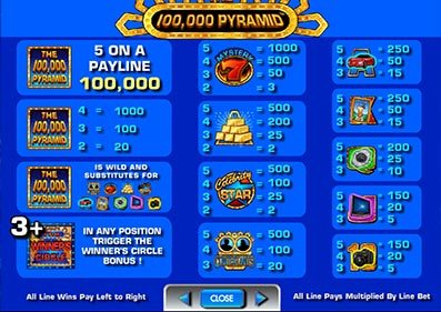 100,000 Pyramid  gameplay screenshot 2 small