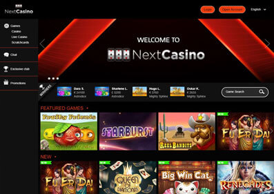Next Casino gameplay screenshot 1 small