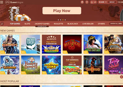 Queen Vegas Casino gameplay screenshot 1 small