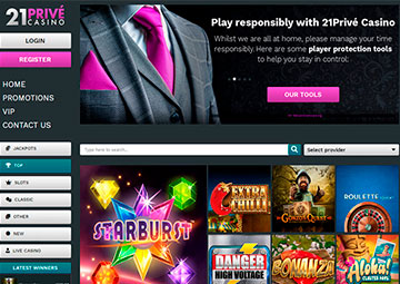 21Prive Casino gameplay screenshot 1 small