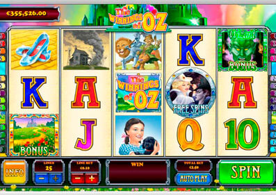 Winnings of Oz Slot gameplay screenshot 3 small
