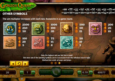 Gonzo's Quest gameplay screenshot 3 small