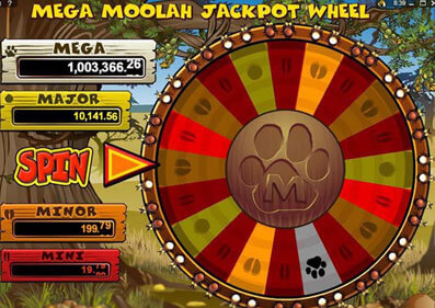 Mega Moolah gameplay screenshot 1 small