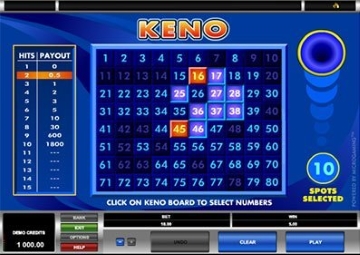 Keno Online gameplay screenshot 4 small