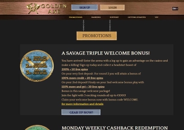 Golden Axe Casino gameplay screenshot 2 small