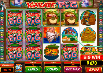 Karate Pig gameplay screenshot 1 small