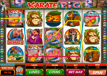 Karate Pig gameplay screenshot 2 small