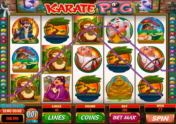 Karate Pig gameplay screenshot 3 small