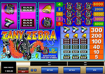 Zany Zebra gameplay screenshot 1 small