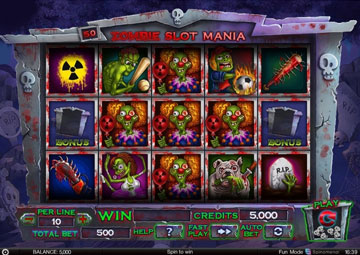 Zombie Slot Mania gameplay screenshot 2 small