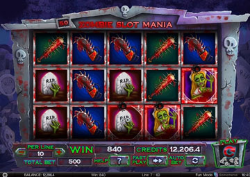 Zombie Slot Mania gameplay screenshot 3 small