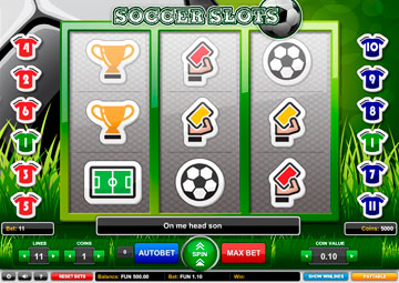 Soccer Slots gameplay screenshot 1 small