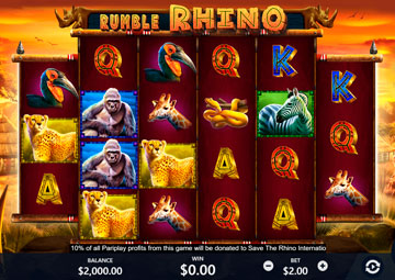 Rumble Rhino gameplay screenshot 1 small