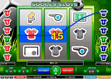 Soccer Slots gameplay screenshot 3 small