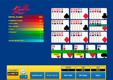 All American Poker 10 Hand gameplay screenshot 1 small