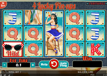 4 Lucky Pin Ups gameplay screenshot 1 small