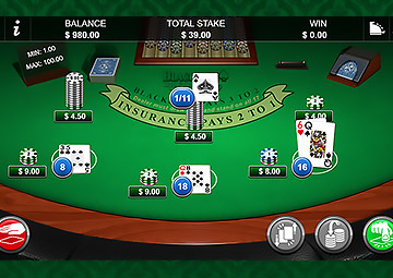 Blackjackpro Montecarlo Multihand gameplay screenshot 1 small