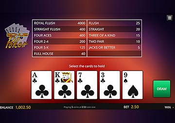 Bonus Poker gameplay screenshot 1 small