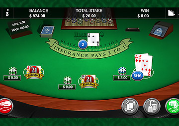 Blackjackpro Montecarlo Multihand gameplay screenshot 2 small