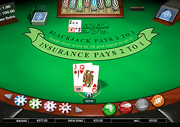 Blackjackpro Montecarlo Singlehand gameplay screenshot 2 small