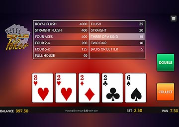 Bonus Poker gameplay screenshot 2 small