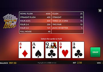 Bonus Poker gameplay screenshot 3 small