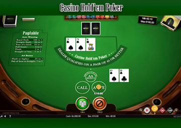 Casino Holdem Netent gameplay screenshot 1 small