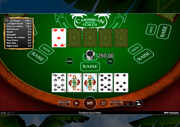 Caribbean Beach Poker gameplay screenshot 1 small