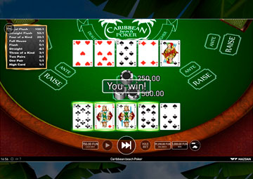 Caribbean Beach Poker gameplay screenshot 2 small