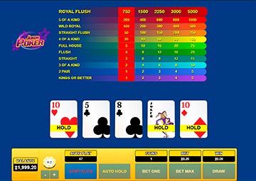 Habanero Joker Poker 1 Hand gameplay screenshot 2 small