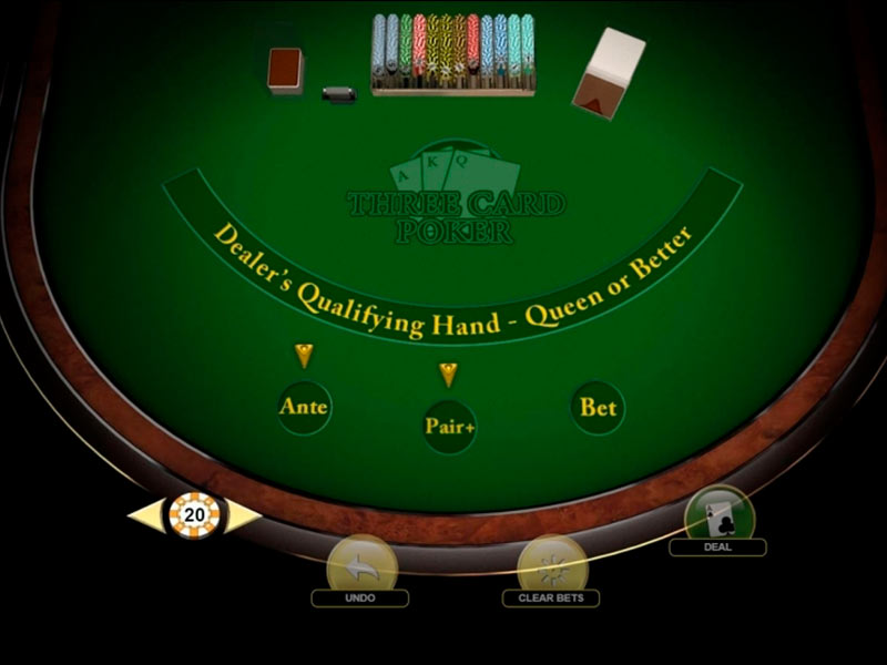 Habanero Three Card Poker gameplay screenshot 1 small
