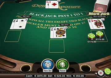Double Exposure Blackjack Pro Series gameplay screenshot 1 small
