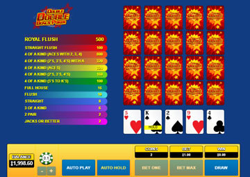 Double Double Bonus Poker 5 Hand Habanero gameplay screenshot 2 small