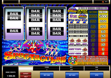 Spectacular Wheel Of Wealth gameplay screenshot 1 small