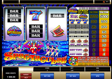 Spectacular Wheel Of Wealth gameplay screenshot 2 small