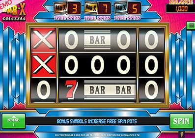 Bar X Slot Machines gameplay screenshot 1 small