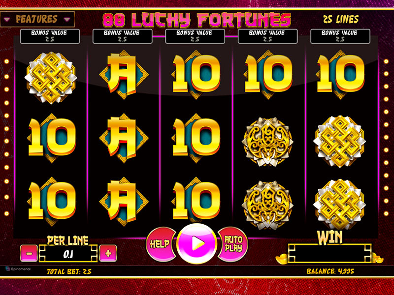 88 Lucky Fortunes gameplay screenshot 2 small