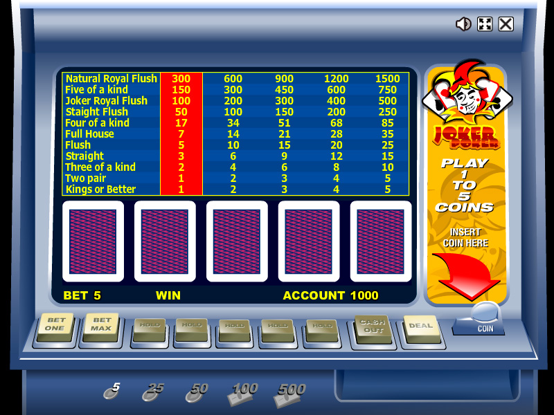 Joker Poker (Habanero) gameplay screenshot 1 small