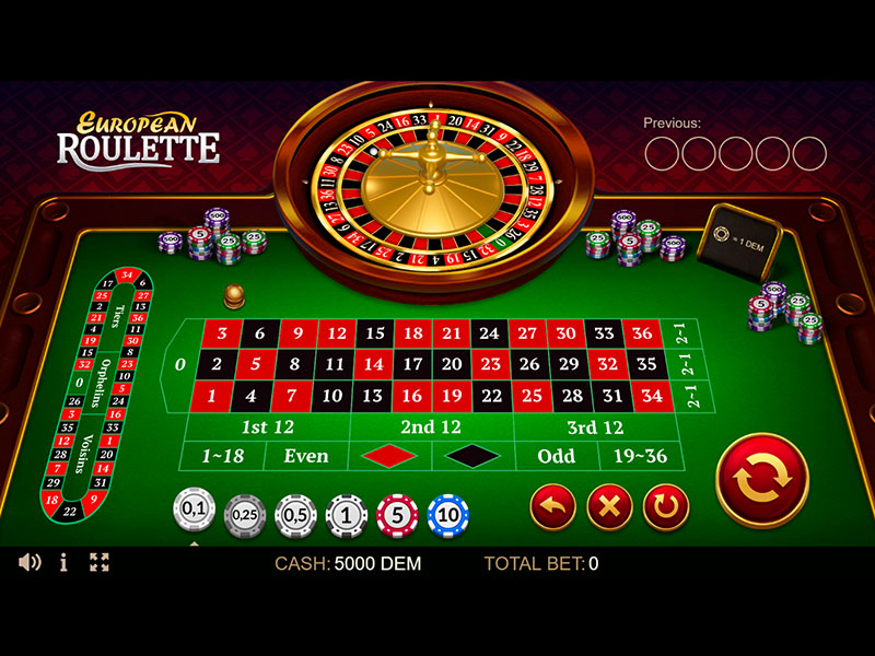 European Roulette gameplay screenshot 1 small