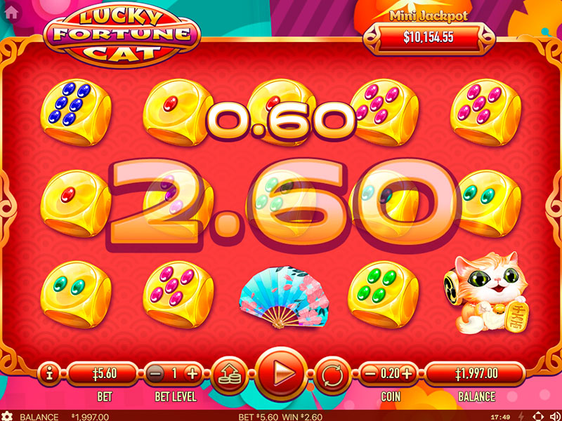Lucky Fortune Cat (Habanero) gameplay screenshot 2 small