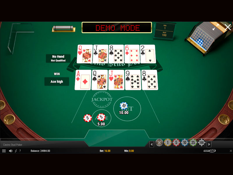 Casino Stud Poker (Play'n Go) gameplay screenshot 3 small