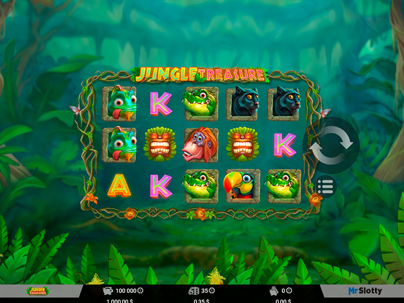 Jungle Treasure (MrSlotty) gameplay screenshot 3 small