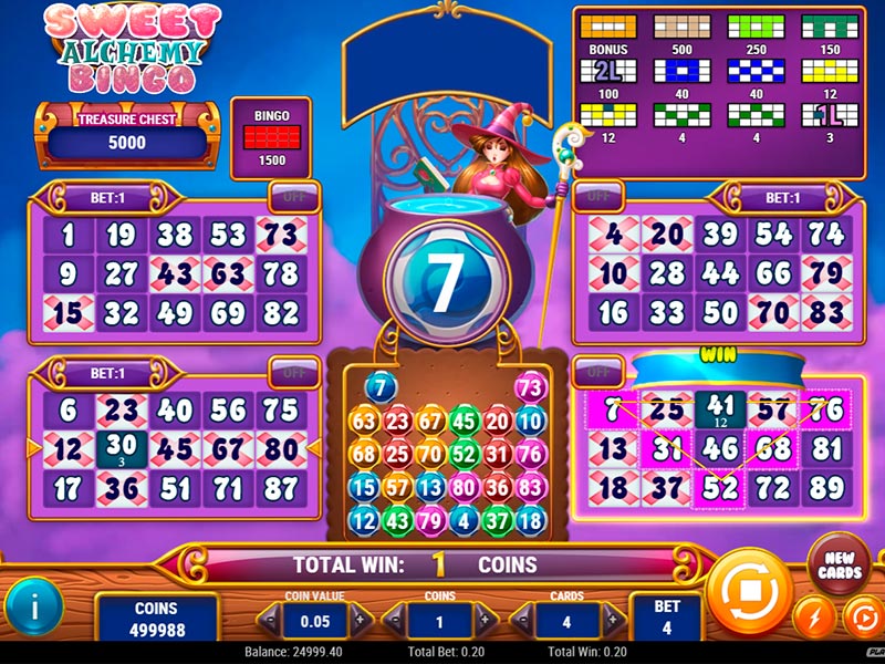 Sweet Alchemy Bingo gameplay screenshot 3 small