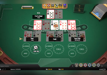 3 Hand Casino Hold'Em (Play'n Go) gameplay screenshot 1 small