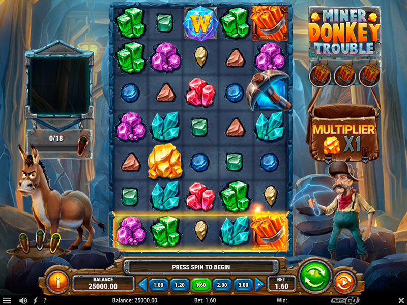 Miner Donkey Trouble gameplay screenshot 1 small