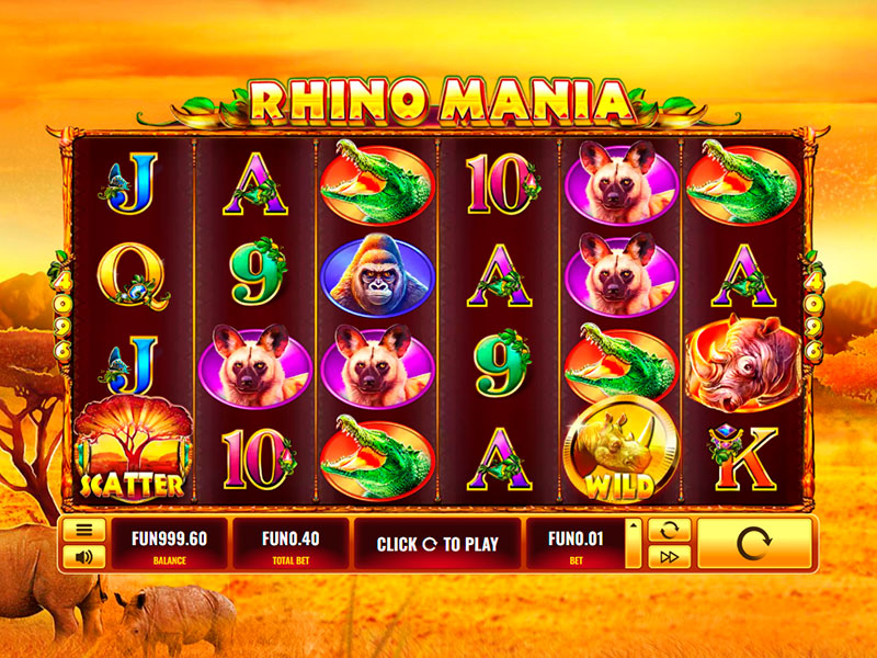 Rhino Mania gameplay screenshot 2 small
